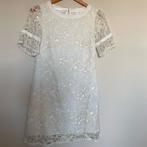White lace ECI dress!